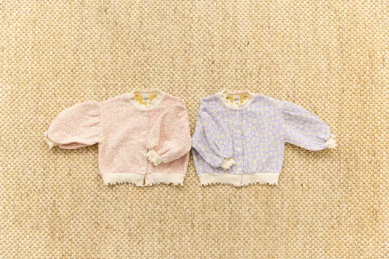 Orange Mom - Korean Children Fashion - #discoveringself - Daisy Cardigan