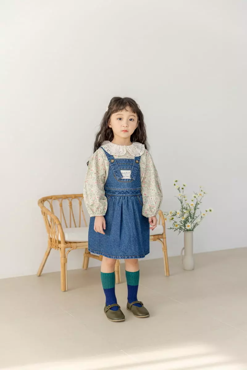 Orange Mom - Korean Children Fashion - #discoveringself - Flower Blouse - 10