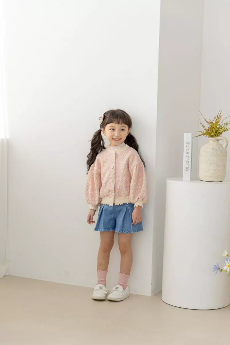 Orange Mom - Korean Children Fashion - #magicofchildhood - Daisy Cardigan - 8