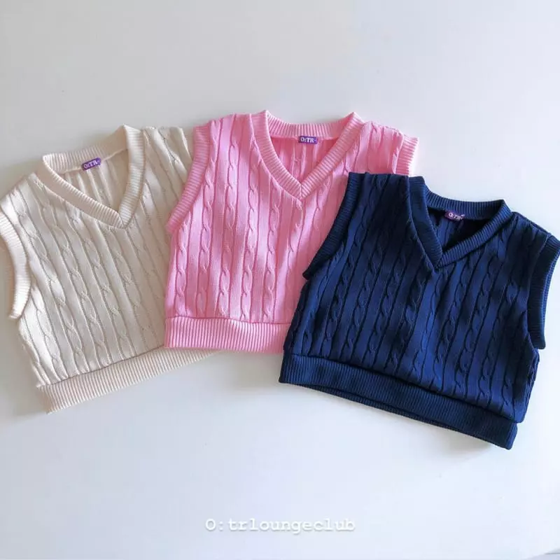 Otr - Korean Children Fashion - #Kfashion4kids - Twist Vest