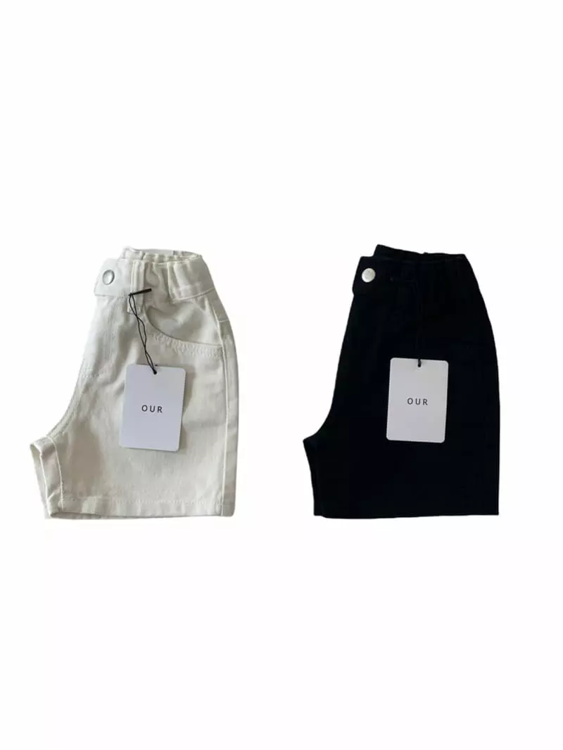 Our - Korean Children Fashion - #childofig - Patch Shorts - 4