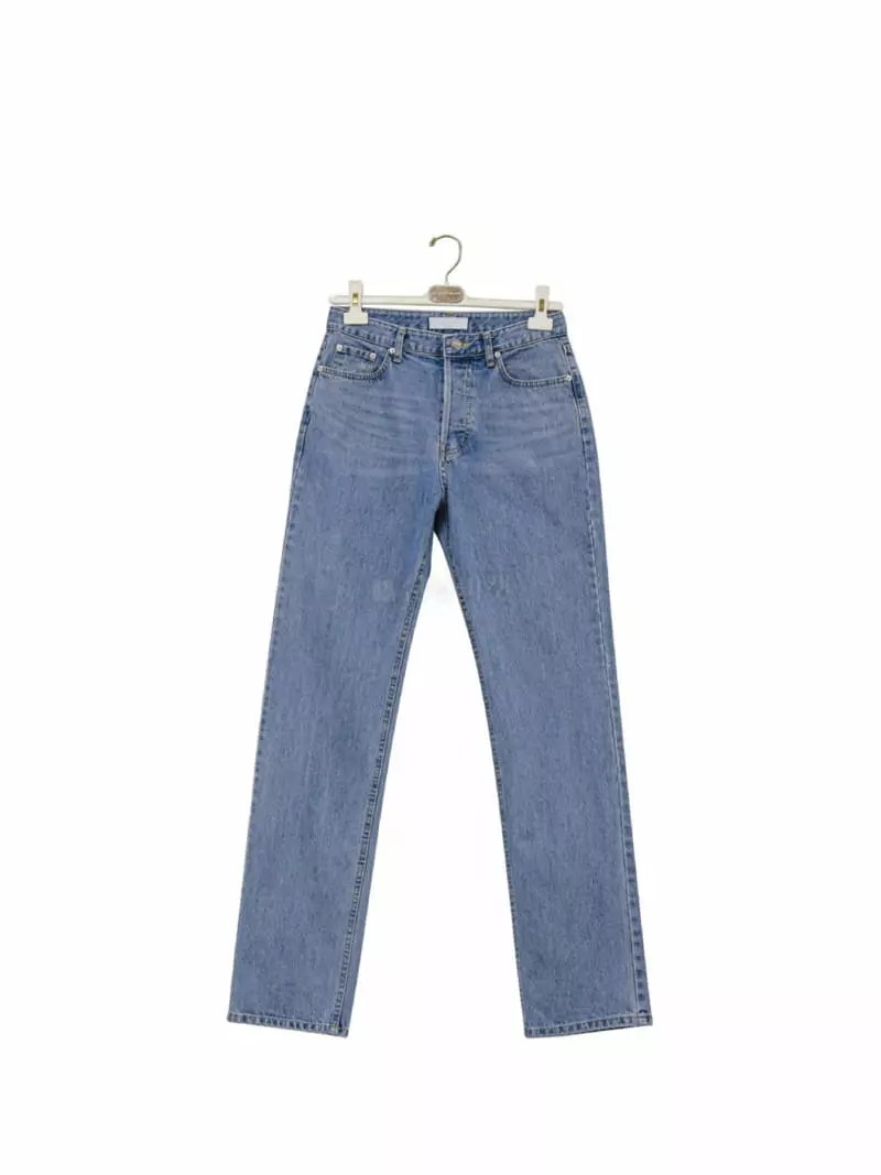 Paper Moon - Korean Women Fashion - #momslook - Button Fly Boyfriend Jeans - 4