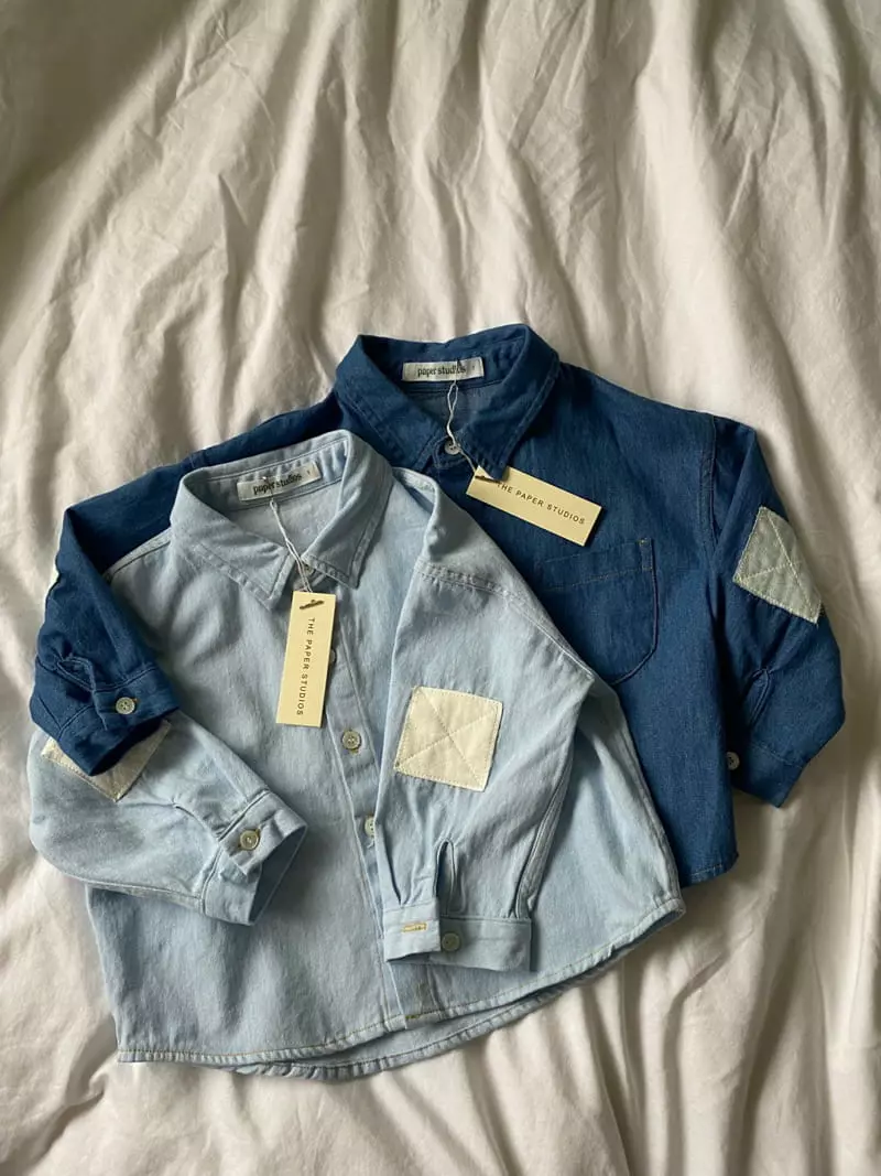 Paper Studios - Korean Children Fashion - #Kfashion4kids - MG Denim Shirt - 11