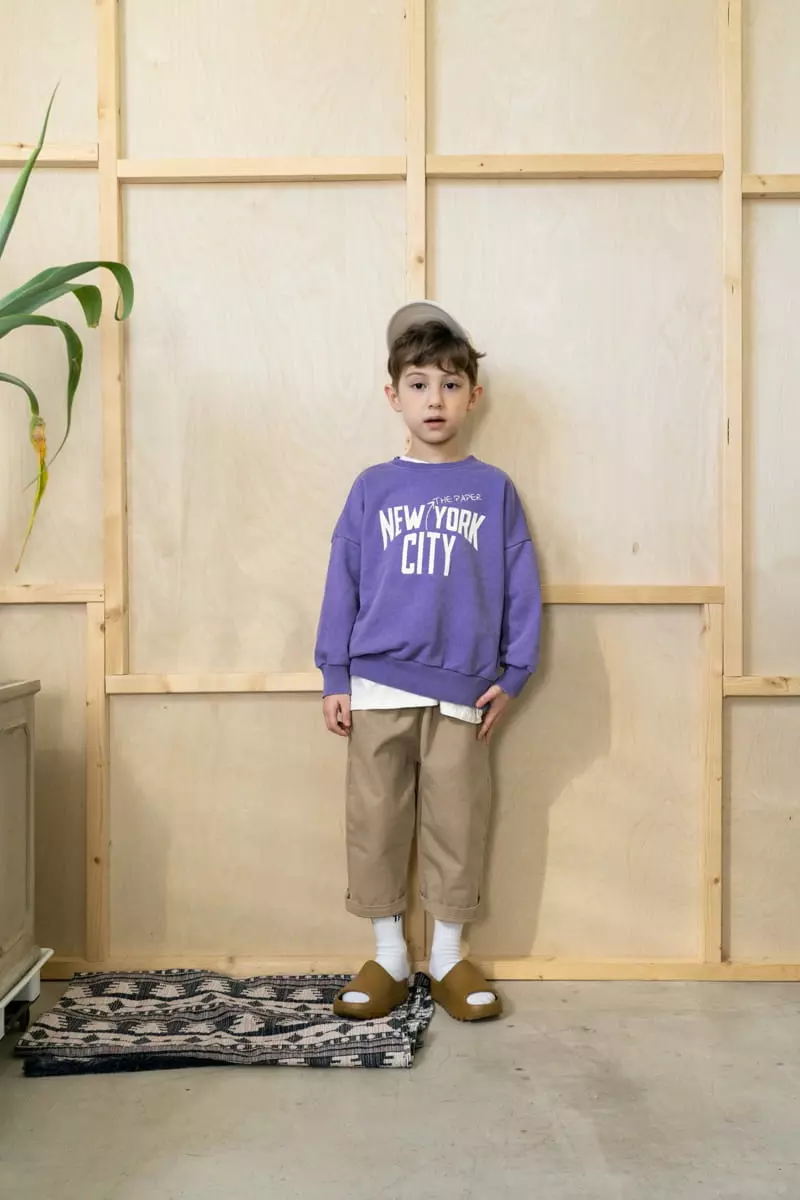 Paper Studios - Korean Children Fashion - #childofig - New York Pigment Sweatshirt - 6