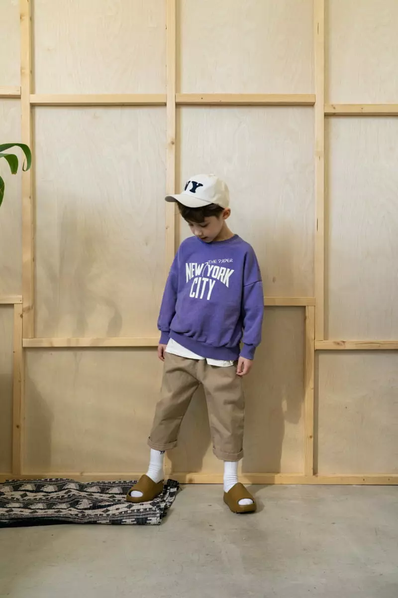 Paper Studios - Korean Children Fashion - #designkidswear - New York Pigment Sweatshirt - 8