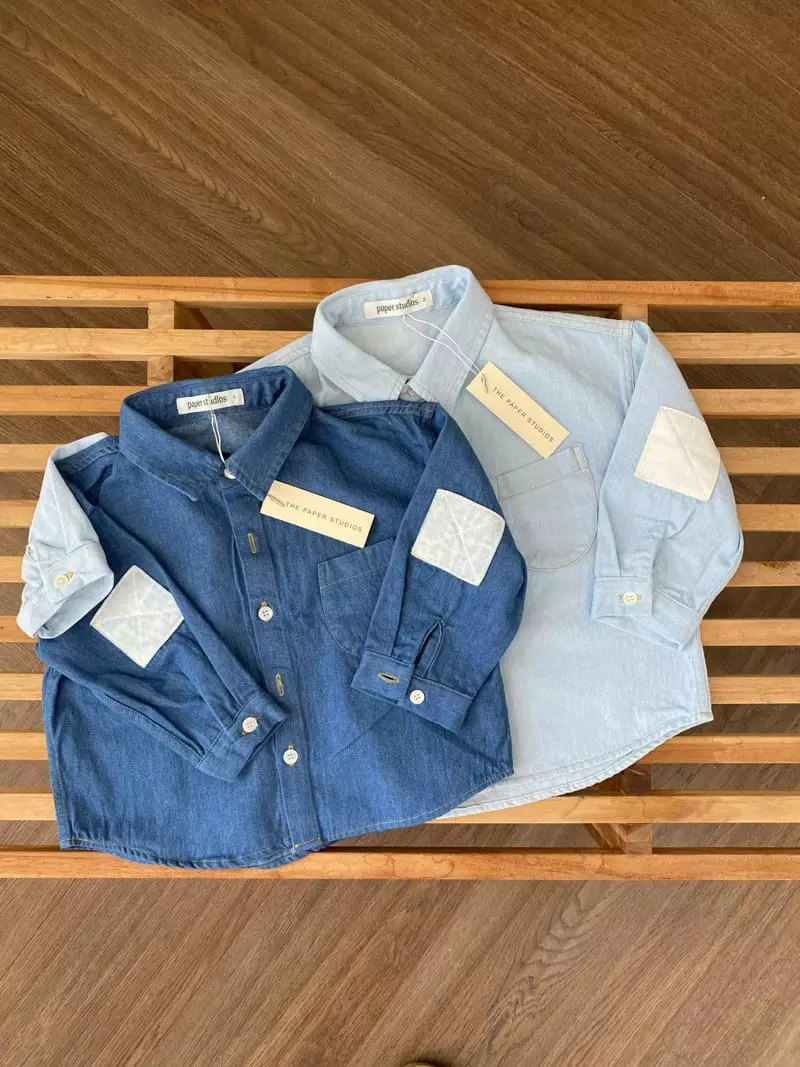 Paper Studios - Korean Children Fashion - #fashionkids - MG Denim Shirt - 7
