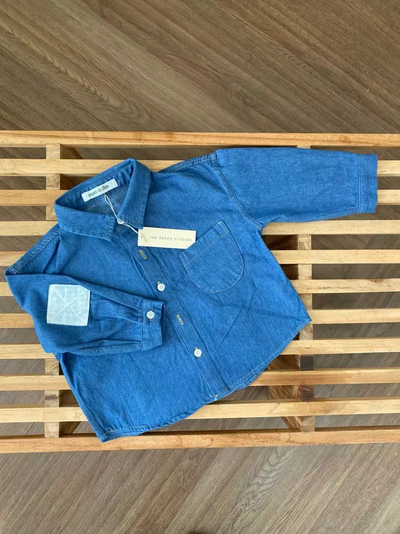 Paper Studios - Korean Children Fashion - #kidsstore - MG Denim Shirt - 9