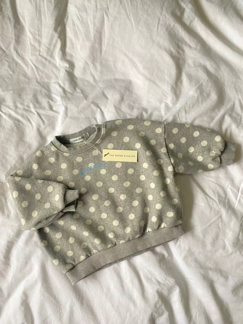 Paper Studios - Korean Children Fashion - #kidsshorts - Dot Top Bottom Set - 4