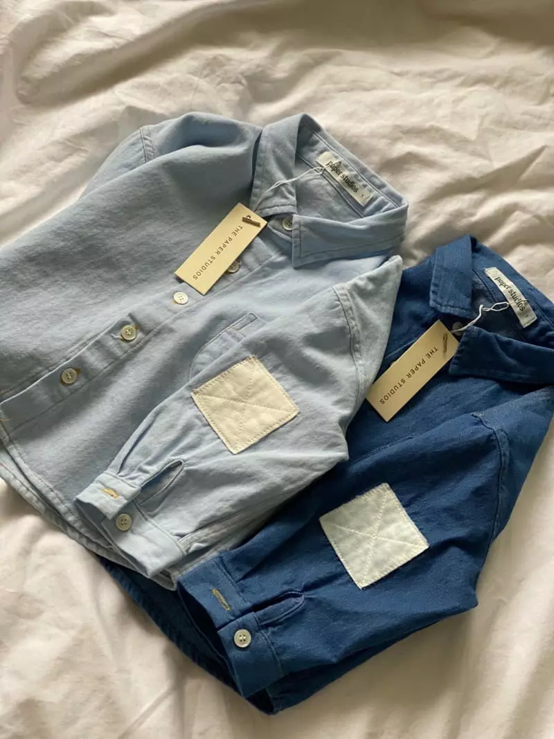 Paper Studios - Korean Children Fashion - #kidzfashiontrend - MG Denim Shirt - 10