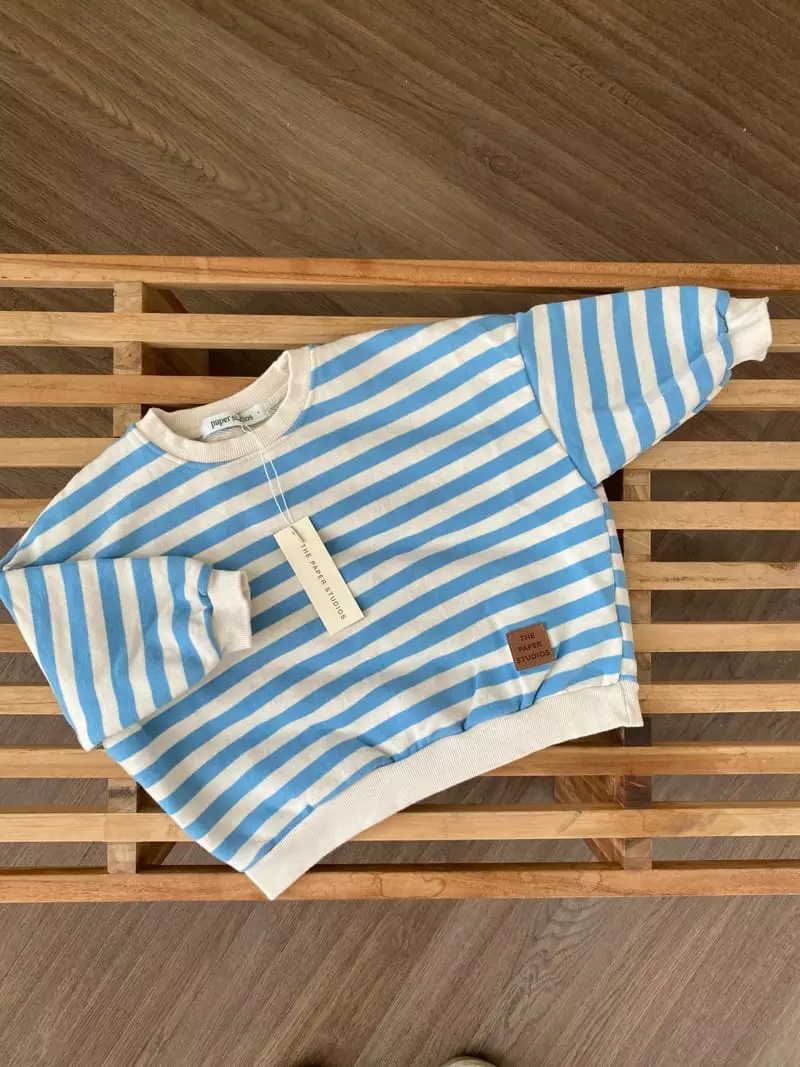 Paper Studios - Korean Children Fashion - #magicofchildhood - P Stripes Sweatshirt - 3