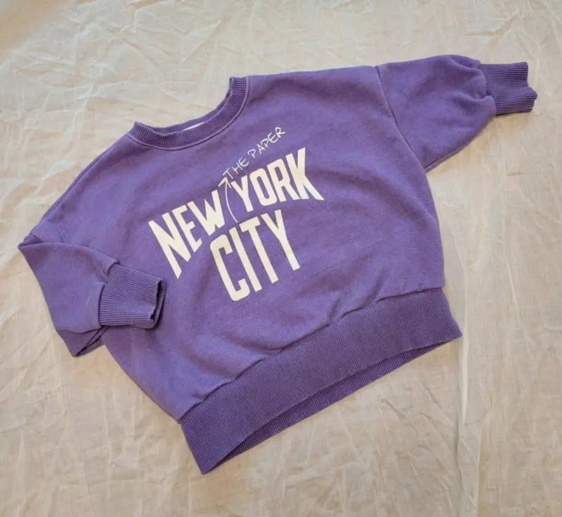 Paper Studios - Korean Children Fashion - #magicofchildhood - New York Pigment Sweatshirt - 2
