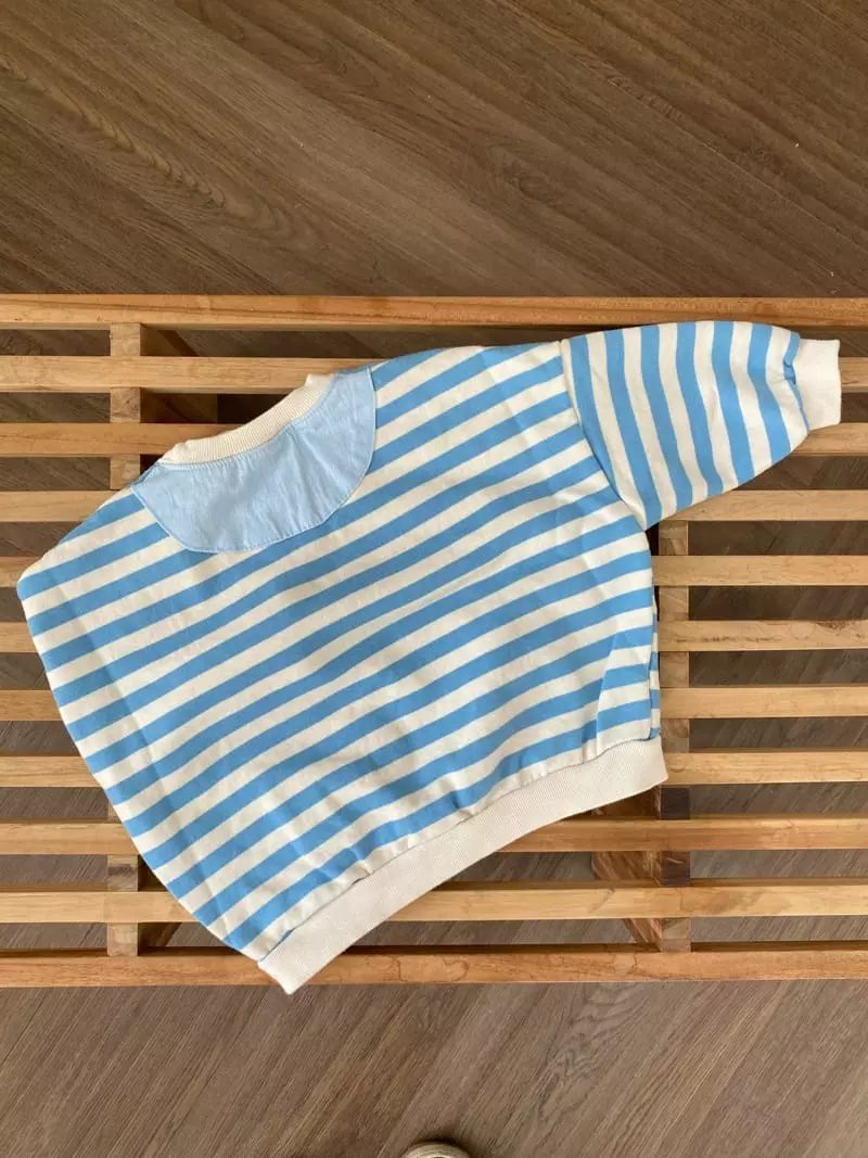 Paper Studios - Korean Children Fashion - #magicofchildhood - P Stripes Sweatshirt - 4