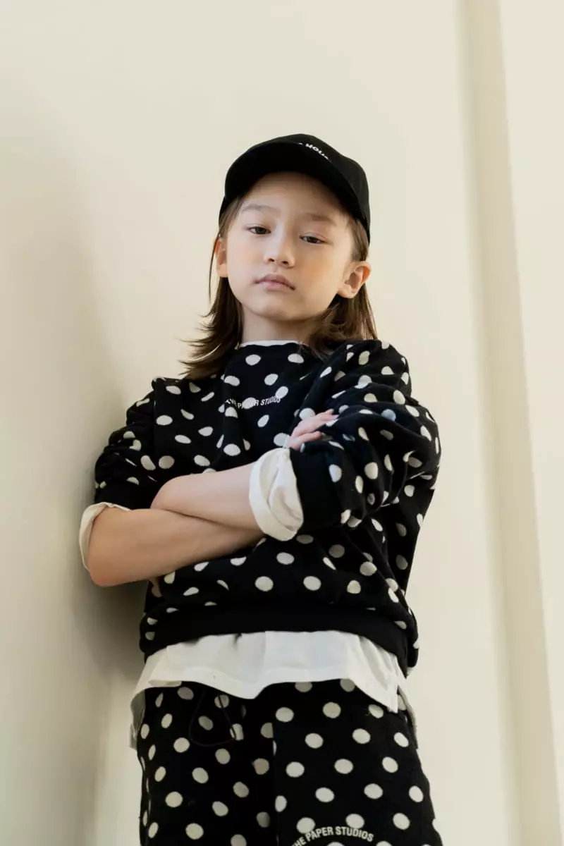 Paper Studios - Korean Children Fashion - #minifashionista - Dot Top Bottom Set - 9