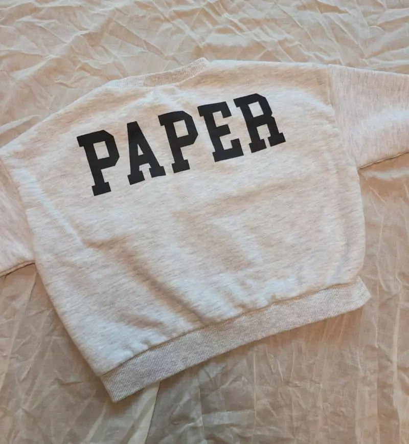 Paper Studios - Korean Children Fashion - #minifashionista - G Embroidery Sweatshirt - 2