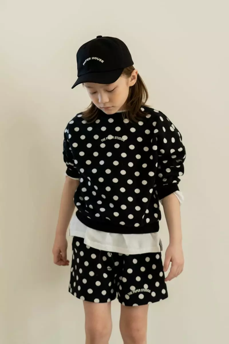 Paper Studios - Korean Children Fashion - #prettylittlegirls - Dot Top Bottom Set - 10