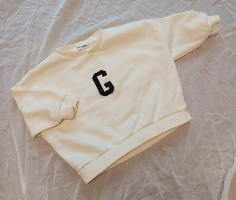 Paper Studios - Korean Children Fashion - #prettylittlegirls - G Embroidery Sweatshirt - 3