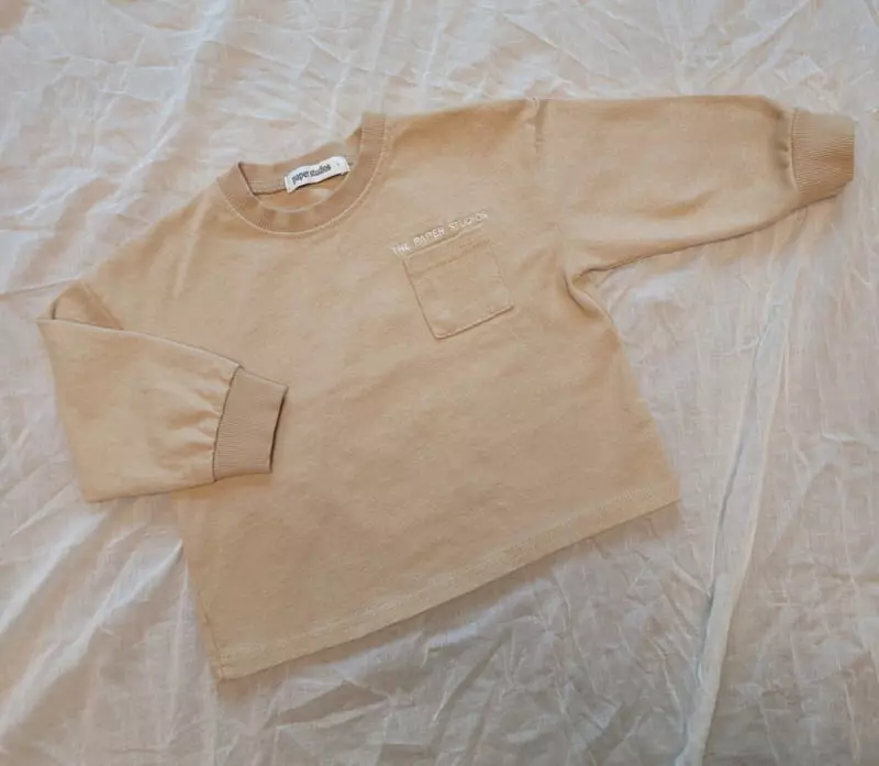 Paper Studios - Korean Children Fashion - #prettylittlegirls - Pocket Embroidery Tee - 2