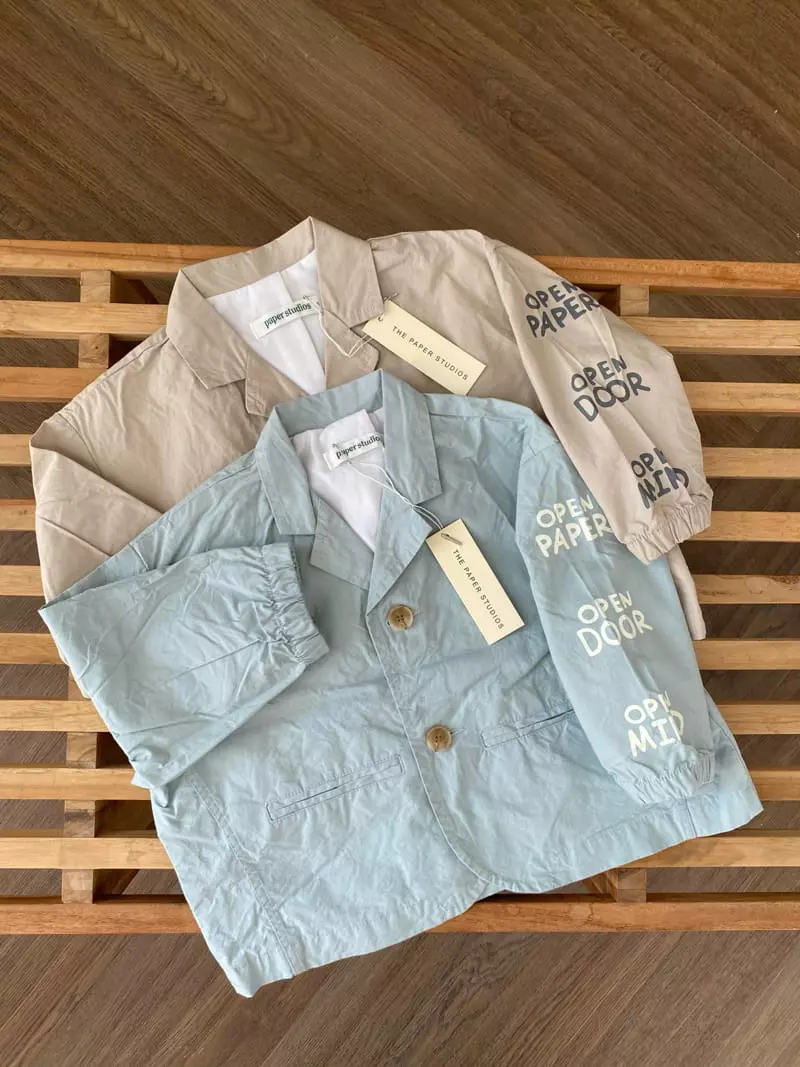 Paper Studios - Korean Children Fashion - #todddlerfashion - Open Jacket - 6