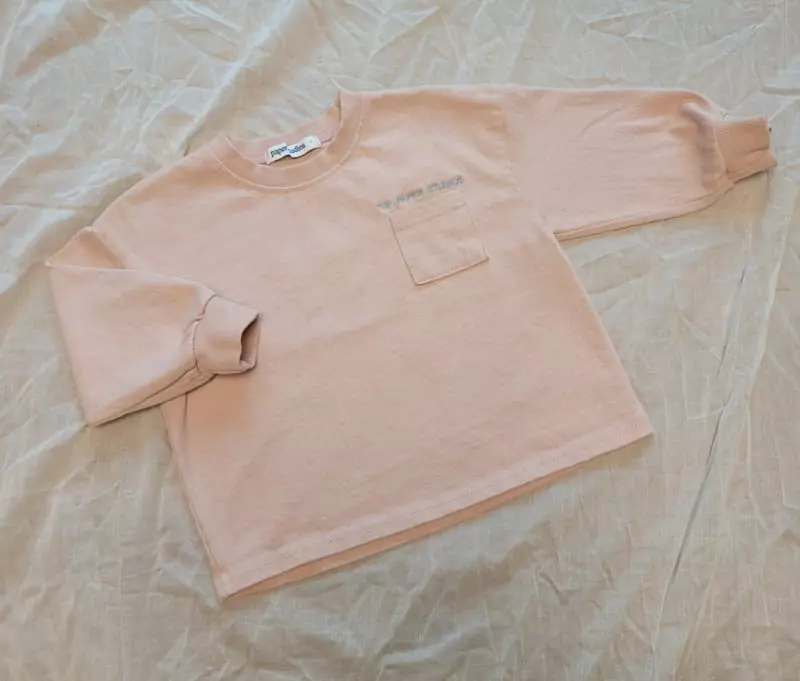 Paper Studios - Korean Children Fashion - #todddlerfashion - Pocket Embroidery Tee - 3
