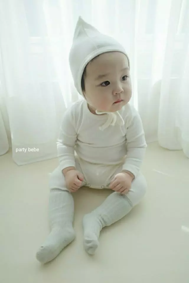 Party Kids - Korean Baby Fashion - #babyboutique - Vienna Bodysuit with Pants Bonnet - 2