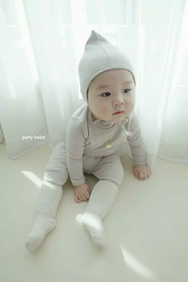 Party Kids - Korean Baby Fashion - #babyboutique - Vienna Bodysuit with Pants Bonnet - 3