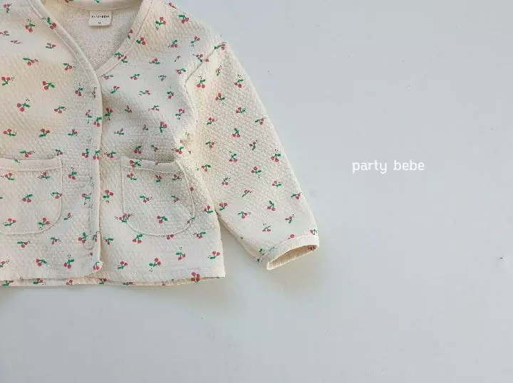 Party Kids - Korean Baby Fashion - #babyboutiqueclothing - Cherry Cardigan - 12