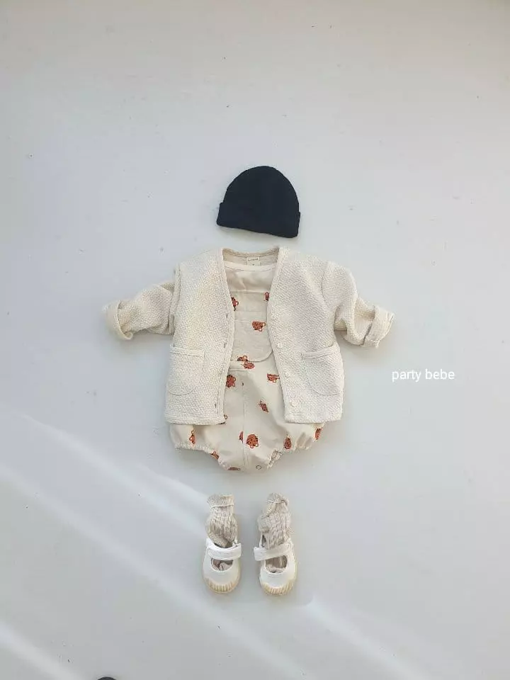 Party Kids - Korean Baby Fashion - #babyboutiqueclothing - Tiger Overalls - 7
