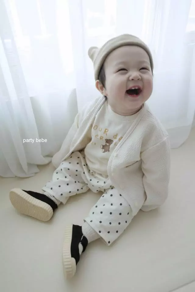 Party Kids - Korean Baby Fashion - #babyboutiqueclothing - Bear Bear Sweatshirt - 9