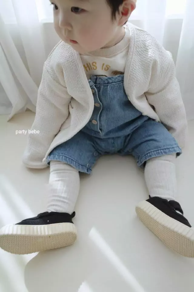 Party Kids - Korean Baby Fashion - #babyfashion - Pom Pom Cardigan - 2