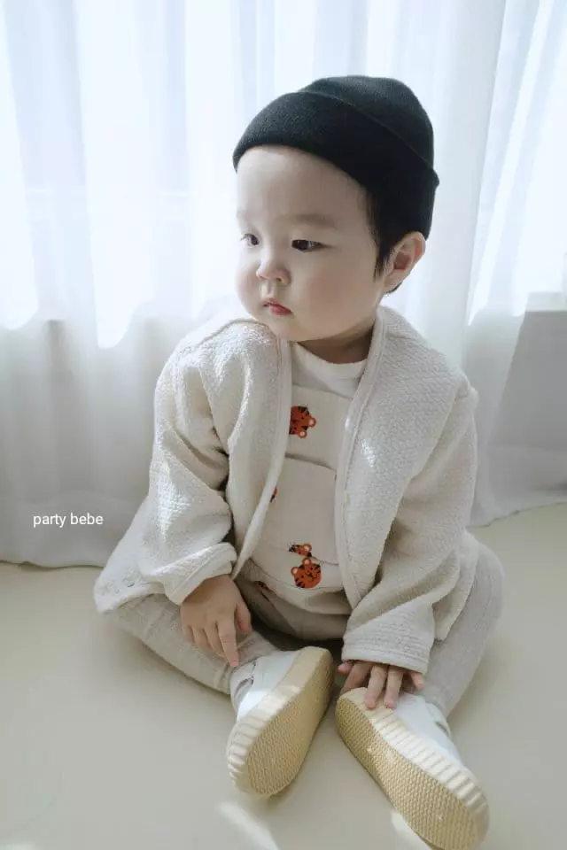 Party Kids - Korean Baby Fashion - #babyoninstagram - Pom Pom Cardigan - 6