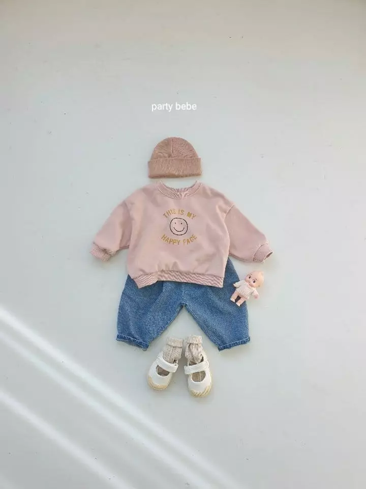 Party Kids - Korean Baby Fashion - #babyoninstagram - Smile Sweatshirt - 10