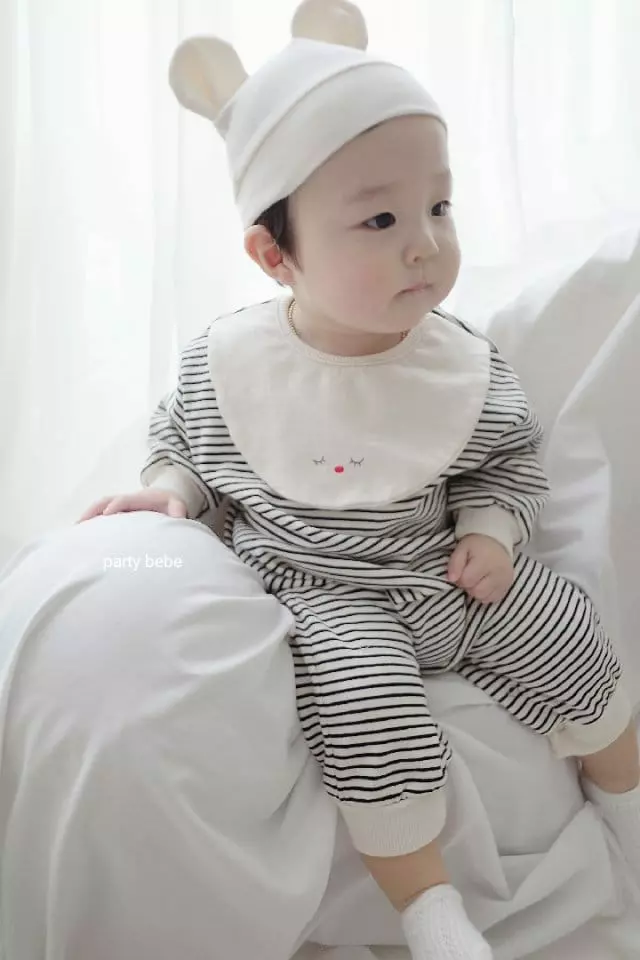 Party Kids - Korean Baby Fashion - #babyoninstagram - Biv Bodysuit with Bonnet - 8