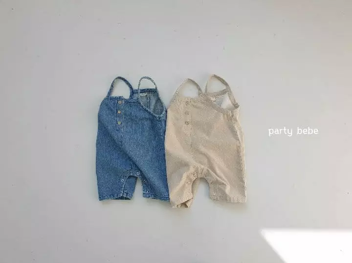 Party Kids - Korean Baby Fashion - #babyoutfit - Toto Overalls - 6