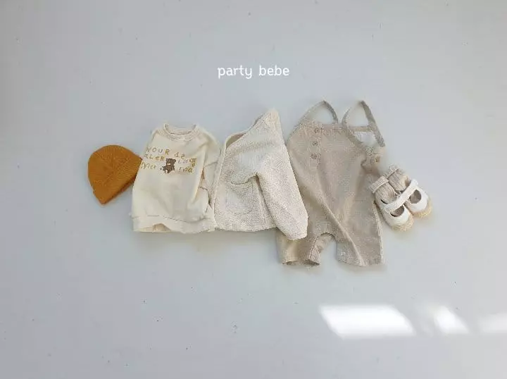 Party Kids - Korean Baby Fashion - #babyoutfit - Toto Overalls - 7