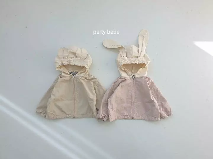 Party Kids - Korean Baby Fashion - #babyootd - Jue Jue Wind Jumper - 4