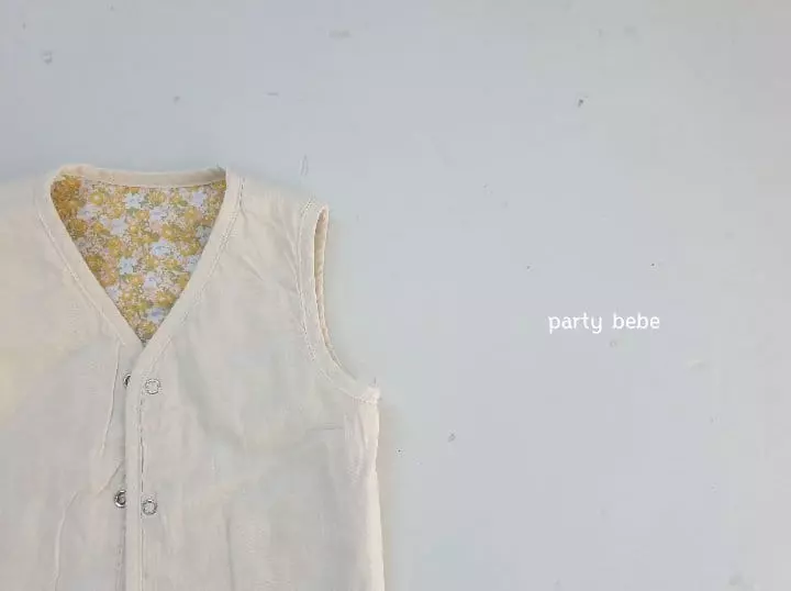 Party Kids - Korean Baby Fashion - #babywear - Lavendar Vest - 7