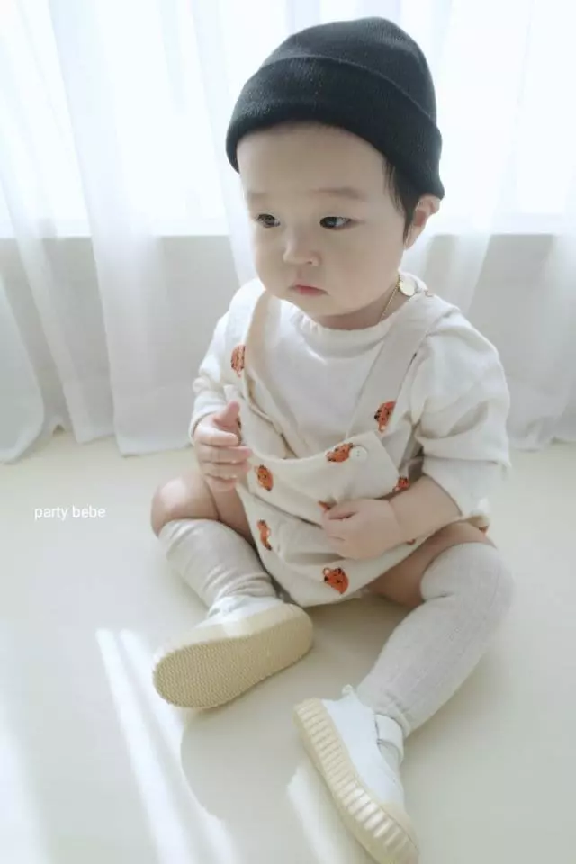 Party Kids - Korean Baby Fashion - #onlinebabyboutique - Tiger Overalls - 3