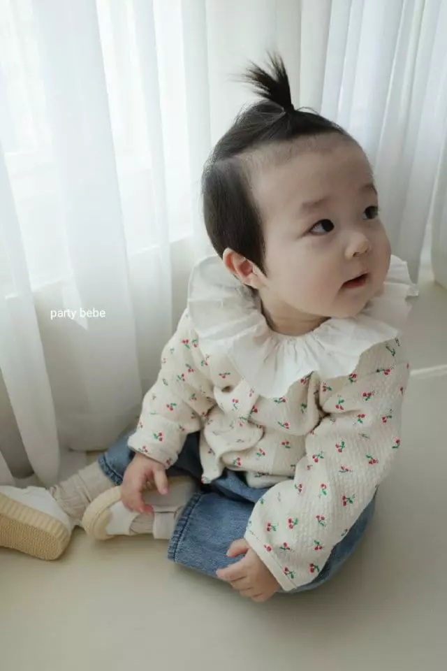 Party Kids - Korean Baby Fashion - #onlinebabyshop - Cherry Cardigan - 9