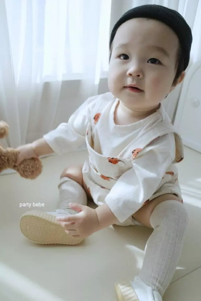 Party Kids - Korean Baby Fashion - #onlinebabyboutique - Tiger Overalls - 4