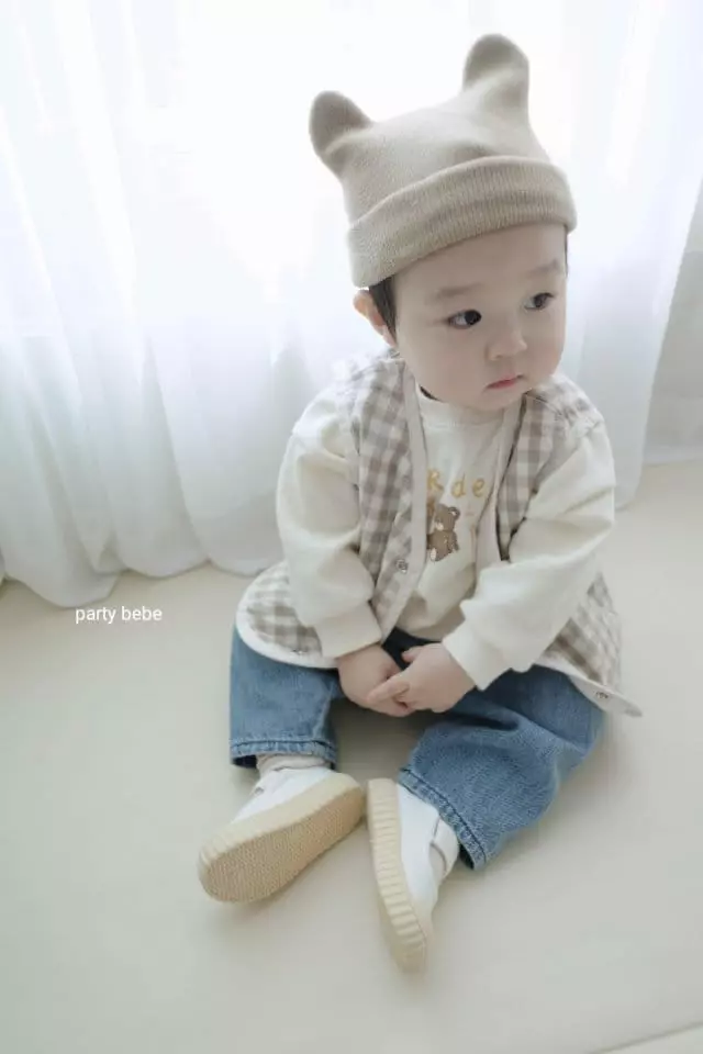 Party Kids - Korean Baby Fashion - #onlinebabyshop - Bear Bear Sweatshirt - 6