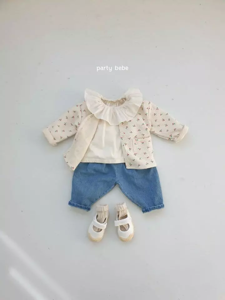 Party Kids - Korean Baby Fashion - #smilingbaby - Cherry Cardigan - 10