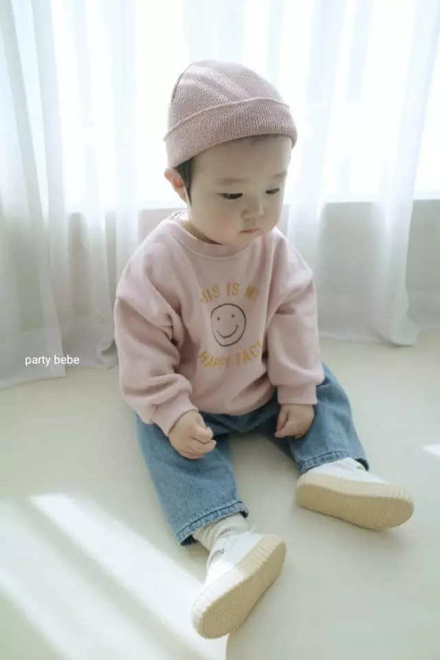 Party Kids - Korean Baby Fashion - #smilingbaby - Smile Sweatshirt - 2