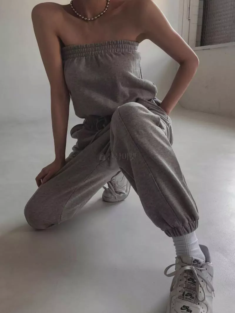 Pb - Korean Women Fashion - #momslook - Top Jumpsuit