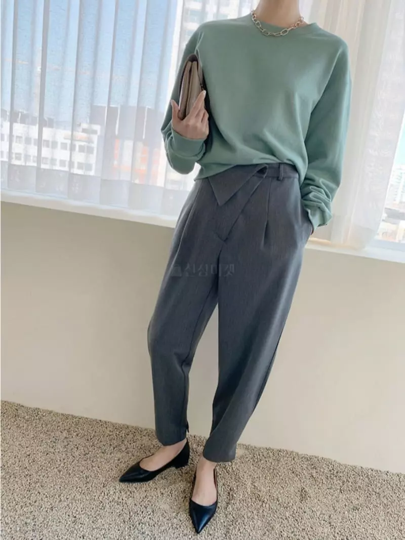 Pb - Korean Women Fashion - #momslook - 3.1 Wrap Pants - 2