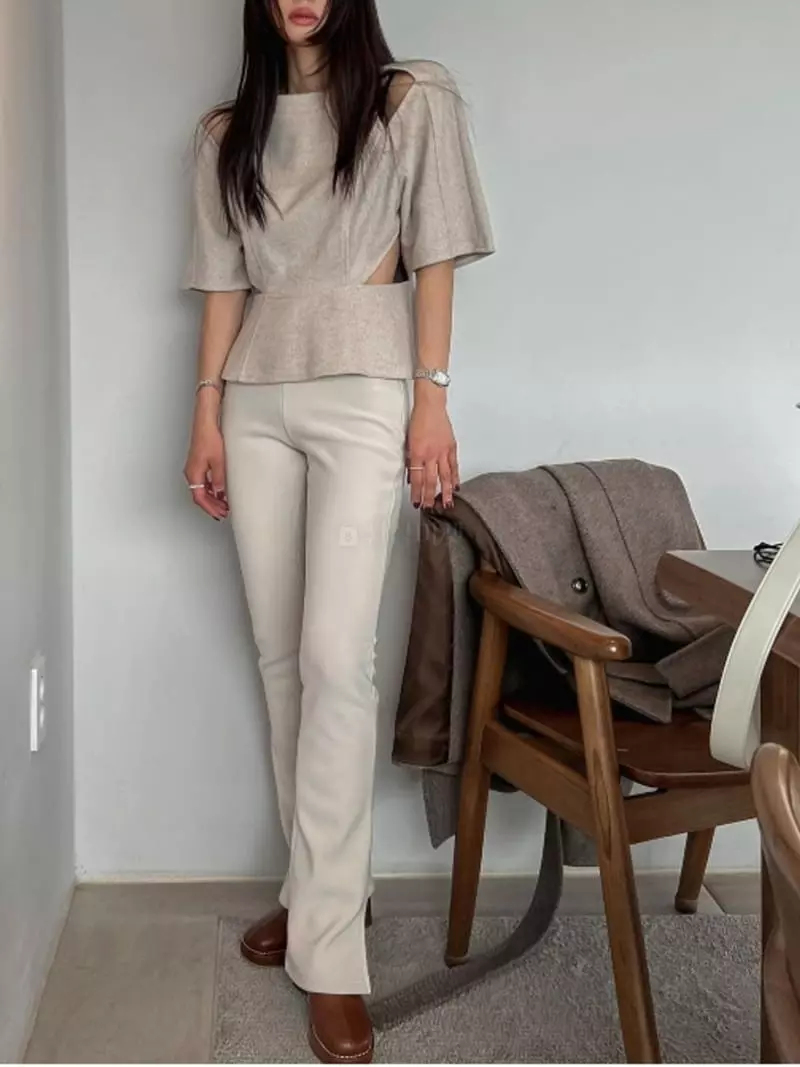 Pb - Korean Women Fashion - #womensfashion - Cash Open Blouse - 4