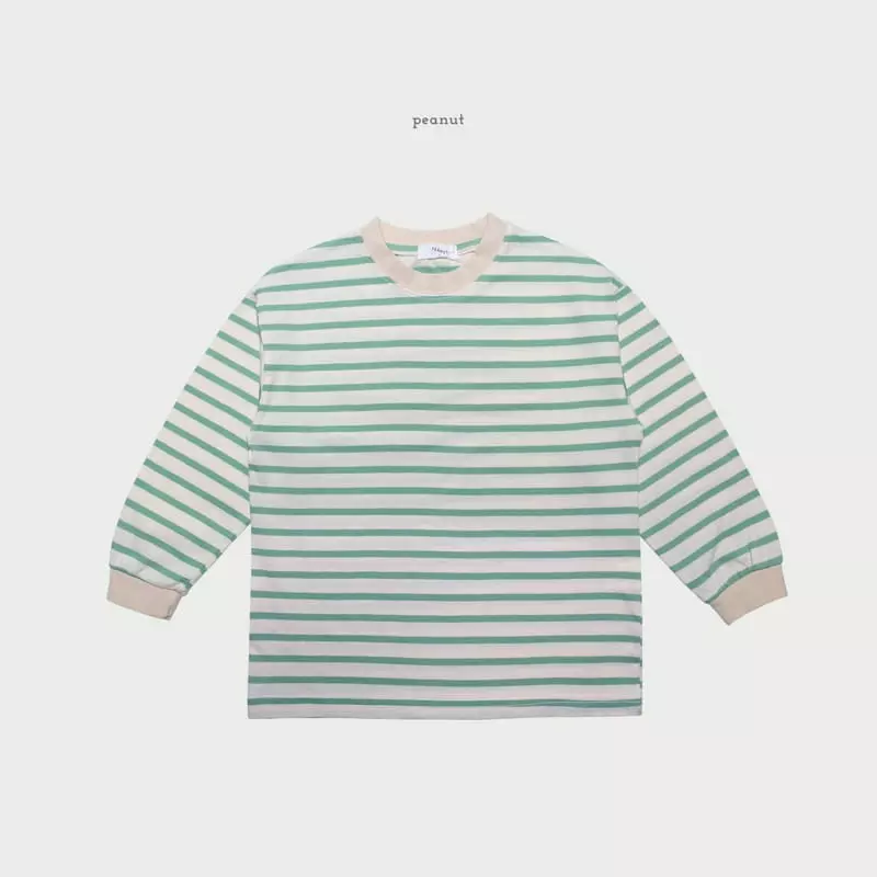 Peanut - Korean Children Fashion - #childofig - Everyday Stripes Tee - 4