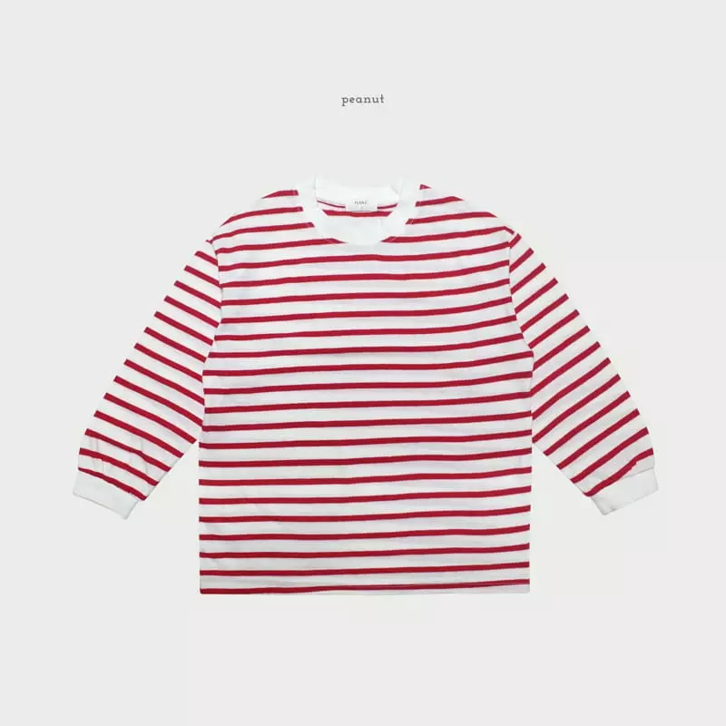 Peanut - Korean Children Fashion - #discoveringself - Everyday Stripes Tee - 6