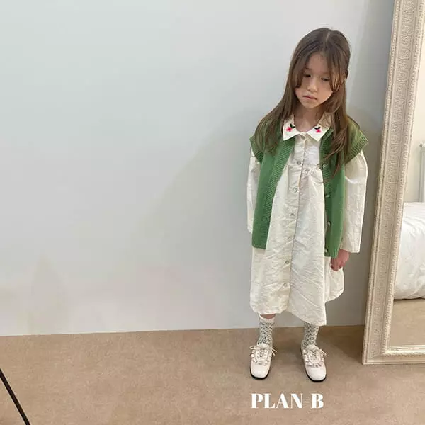 Plan B - Korean Children Fashion - #Kfashion4kids - Button Knit Vest - 2