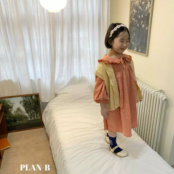 Plan B - Korean Children Fashion - #childofig - Button Knit Vest - 7