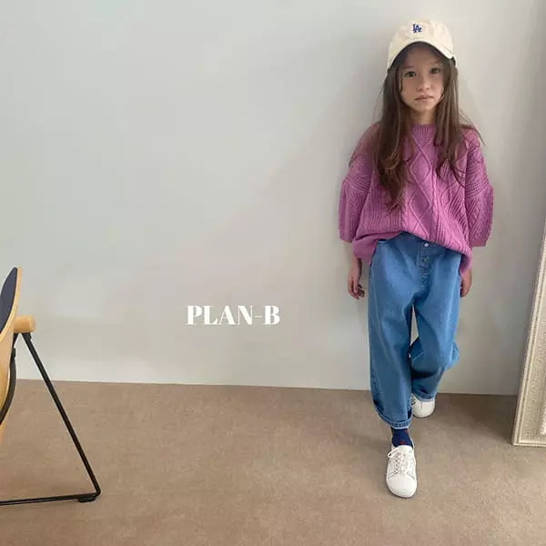 Plan B - Korean Children Fashion - #childofig - Twist Short Sleeves Knit Tee - 7